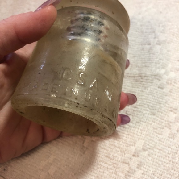 Antique Pyrex glass insulator clear 41 Hemingway Pyrex AP - Picture 5 of 8